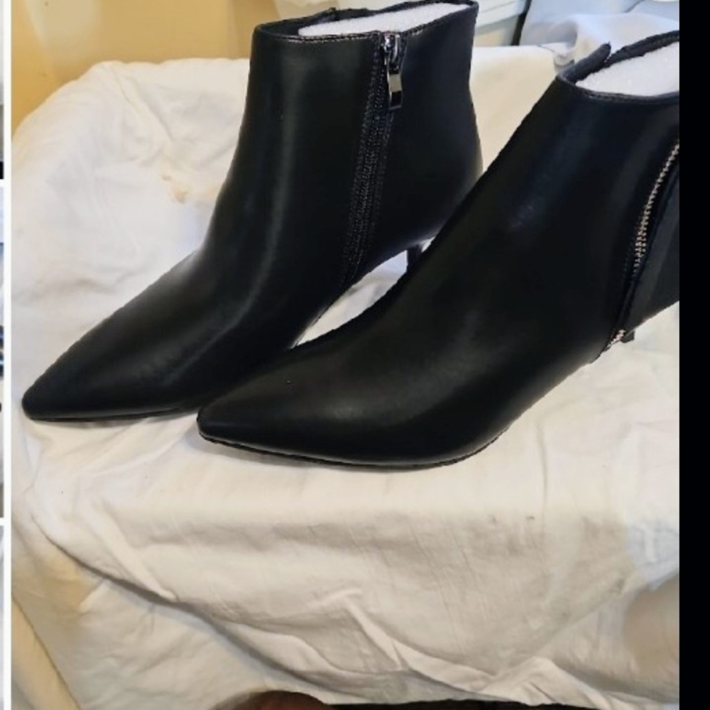 Sleek Black Ankle Booties